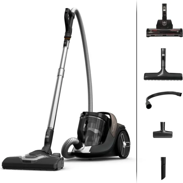 Пилосос Rowenta контейнерний Green Force Cyclnic Effitech+, 500Вт, конт пил -2.5л, НЕРА, чорний RO7C89EA