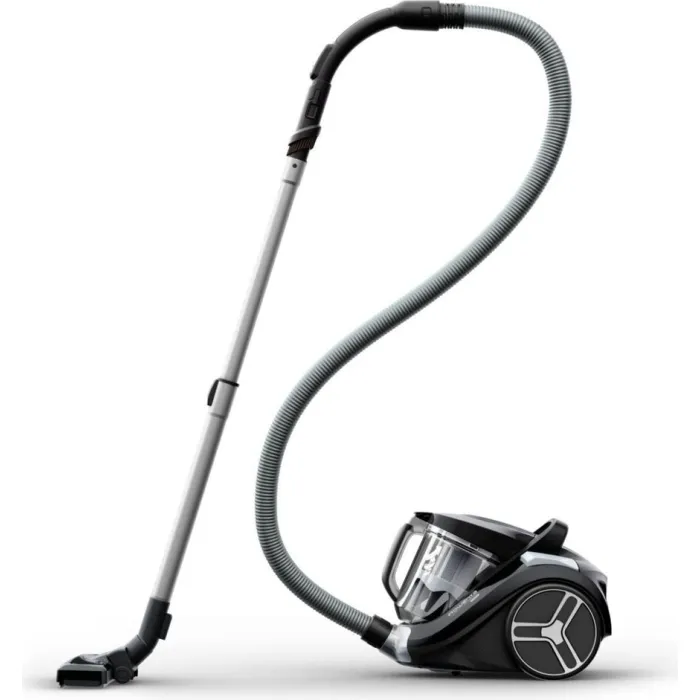 Пилосос Rowenta контейнерний Compact Power XXL Classic + Kit, 900Вт, конт пил -2.5л, HEF system, чорний RO4B25EA