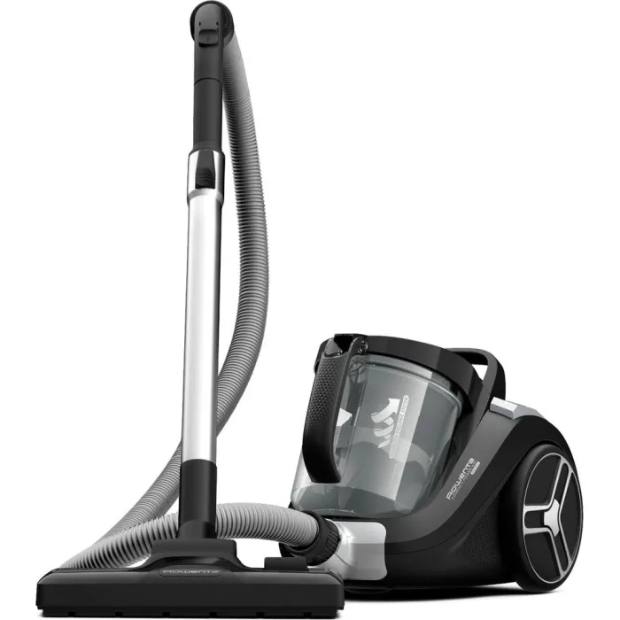 Пилосос Rowenta контейнерний Compact Power XXL Classic + Kit, 900Вт, конт пил -2.5л, HEF system, чорний RO4B25EA