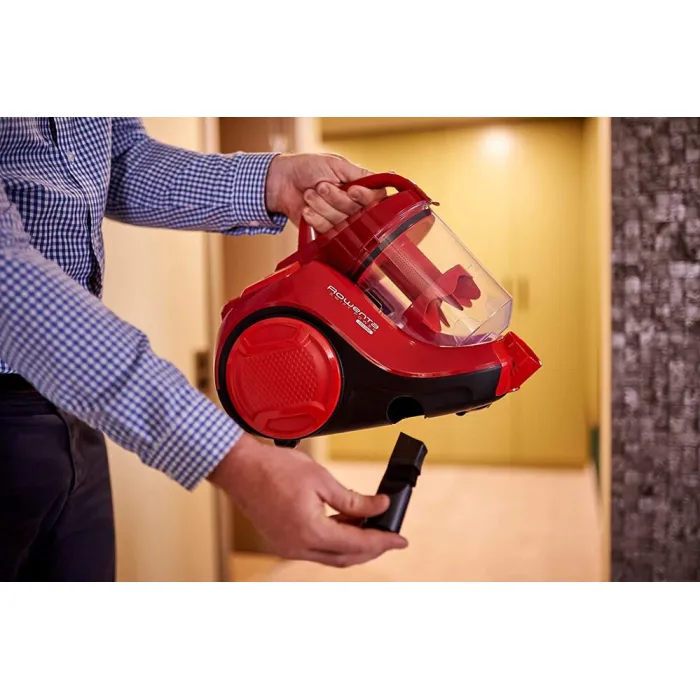 Пилосос Rowenta контейнерний Swift Power Cyclonic, 750Вт, конт пил -1.2л, НЕРА, червоний RO2913EA