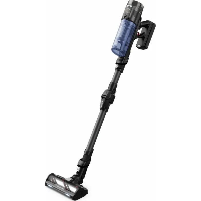 Пилосос Rowenta безпровідний X-Force Flex 12.60 Neo Auto Aqua Allergy, 150Вт, конт пил -0.65л, автон. робота до 60хв, вага-3кг, НЕРА, чорно-синій RH9LC1WO