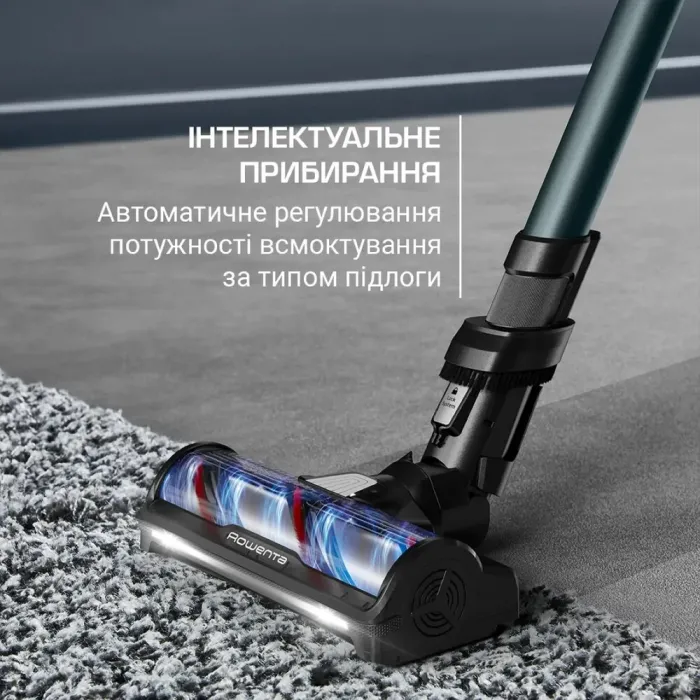 Пилосос Rowenta безпровідний X-Force Flex 12.60 Neo Auto Aqua Allergy, 150Вт, конт пил -0.65л, автон. робота до 60хв, вага-3кг, НЕРА, чорно-синій RH9LC1WO