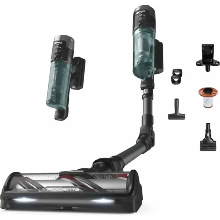 Пилосос Rowenta безпровідний X-Force Flex 12.60 Neo, 320Вт, конт пил -0.9л, автон. робота до 60хв, вага-2.5кг, НЕРА, чорно-синій RH9L42WO