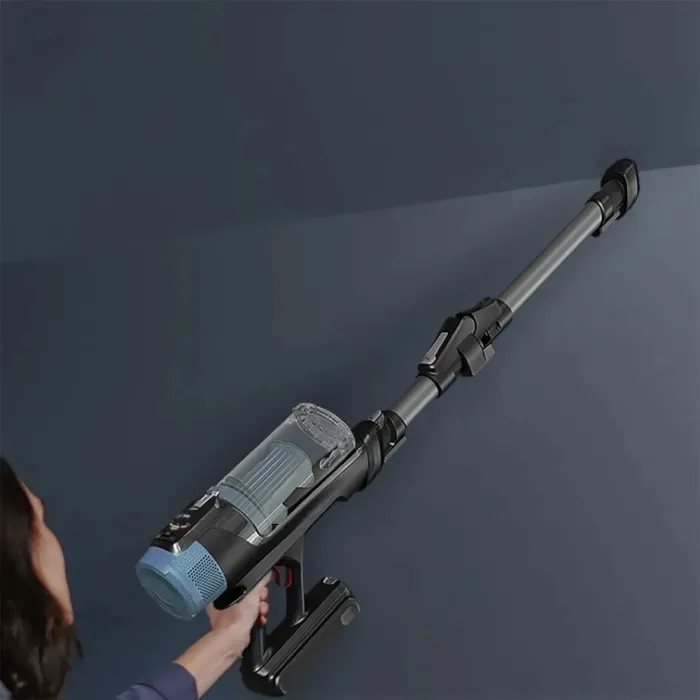 Пилосос Rowenta безпровідний X-Force Flex 14.80 Animal Aqua, 240Вт, вологе прибирання, конт пил -0.65л, автон. робота до 90хв, HEF system 99,9%, чорно-синій RH9BC1WO