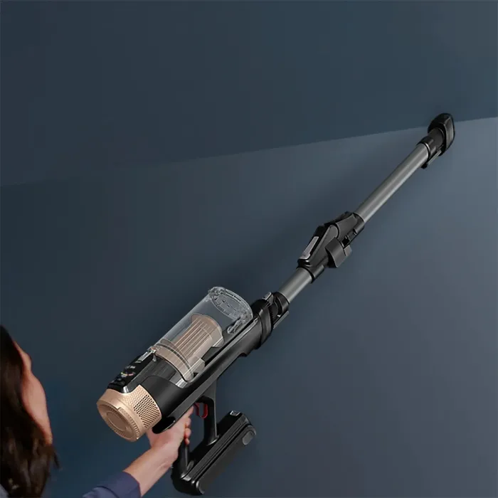 Пилосос Rowenta безпровідний X-Force Flex 14.80 Auto Animal, 240Вт, конт пил -0.65л, автон. робота до 90хв, HEF system 99,9%, чорно-золотий RH9B74WO