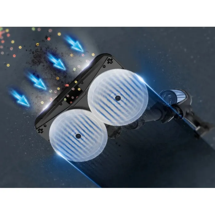 Пилосос Rowenta безпровідний X-Force Flex 13.60, 200Вт, конт пил -0.65л, автон. робота до 60хв, НЕРА, підсвітка, гнучка насадка, синій RH9AD1WO