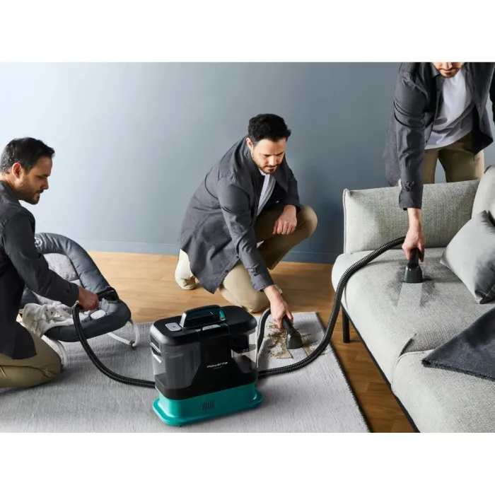 Пилосос Rowenta миючий Clean It, 750Вт, конт пил -1,5л, вода -2,3л, 13500 Па, 4 насадки, чорний IN5020F0