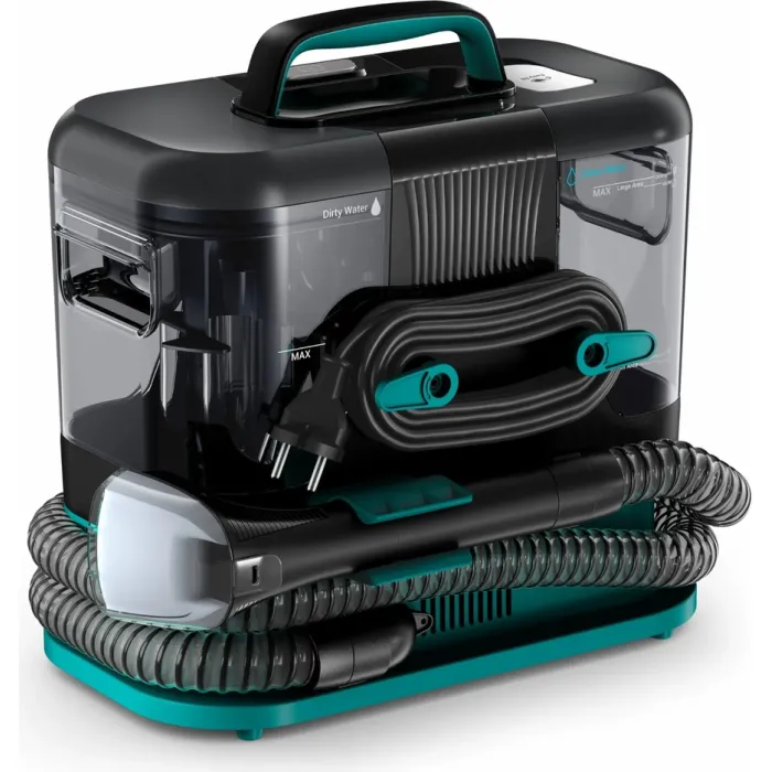 Пилосос Rowenta миючий Clean It, 750Вт, конт пил -1,5л, вода -2,3л, 13500 Па, 4 насадки, чорний IN5020F0