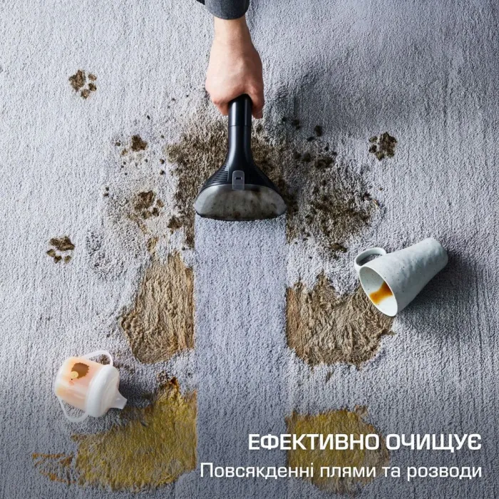 Пилосос Rowenta миючий Clean It, 750Вт, конт пил -1,5л, вода -2,3л, 13500 Па, 4 насадки, чорний IN5020F0
