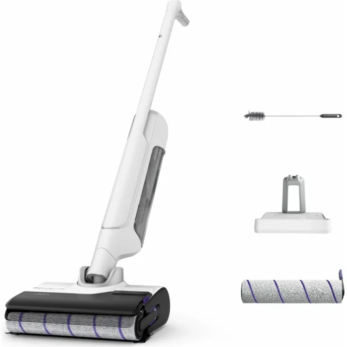 Пилосос Rowenta безпровідний миючий X-Clean 10, 200Вт, конт пил -0.67л, конт для води-0.73л, автон. робота до 60хв, вага-4.15кг, НЕРА, білий GZ7540WO