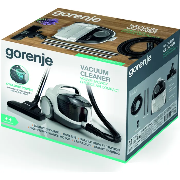 Пилосос Gorenje VCEA01GACWCY контейнерний