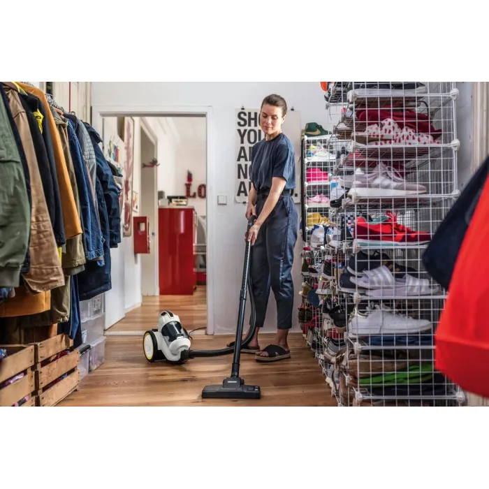 Пилосос Karcher контейнерний VC 3, 700Вт, конт пил -0.9л, НЕРА 13, білий 1.198-051.0