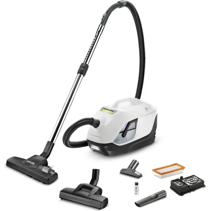 Пилосос Karcher миючий DS 6 Plus, 650Вт, конт пил -0.6л, вода -2 л, НЕРА, білий 1.195-252.0
