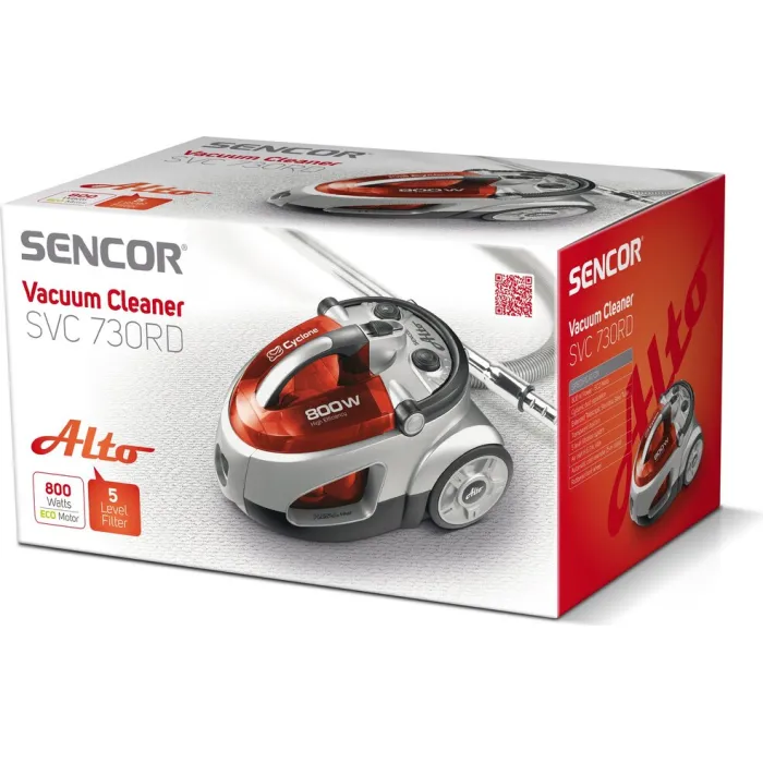 Пилосос для сухого прибирання Sencor Alto SVC730RD-EUE2