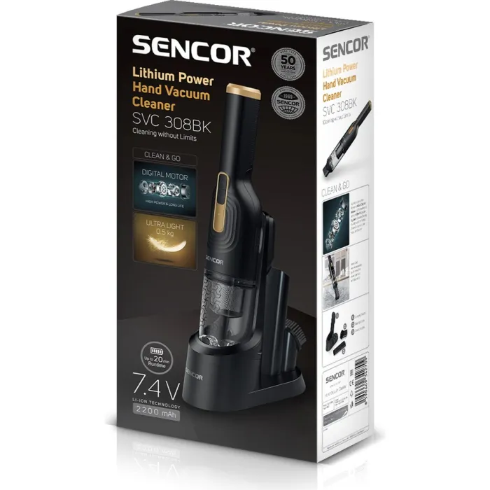 Ручний пилосос Sencor SVC308BK Black