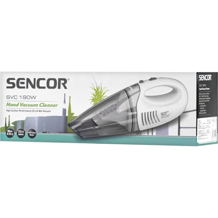 Акумуляторний пилосос Sencor SVC190W