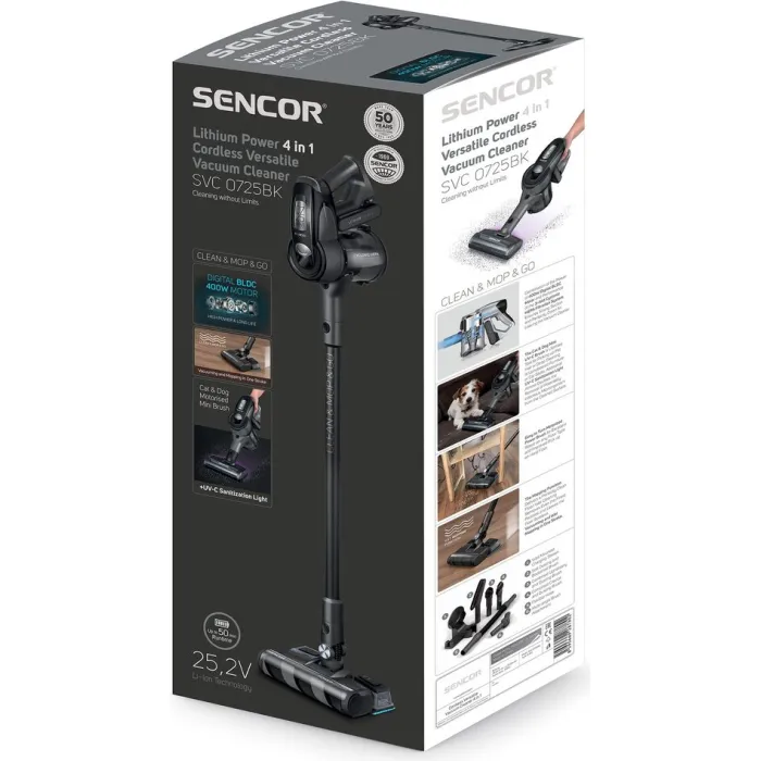 Пилосос Sencor SVC0725BK