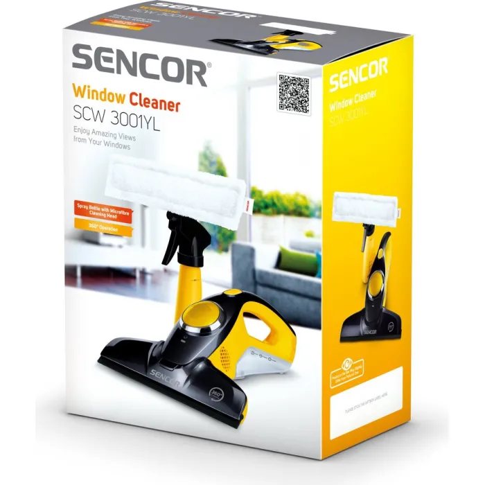 Пилосос віконний Sencor SCW3001YL