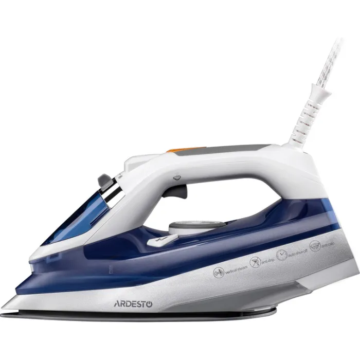 Праска Ardesto IR-C2232-BL, 2200Вт, 320мл, паровий удар, керам. підошва, синій