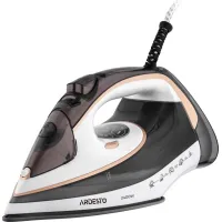 Праска Ardesto IR-B2245-E, 2400Вт, 400мл, паровий удар, електр. керування, керам. підошва, біло-сірий