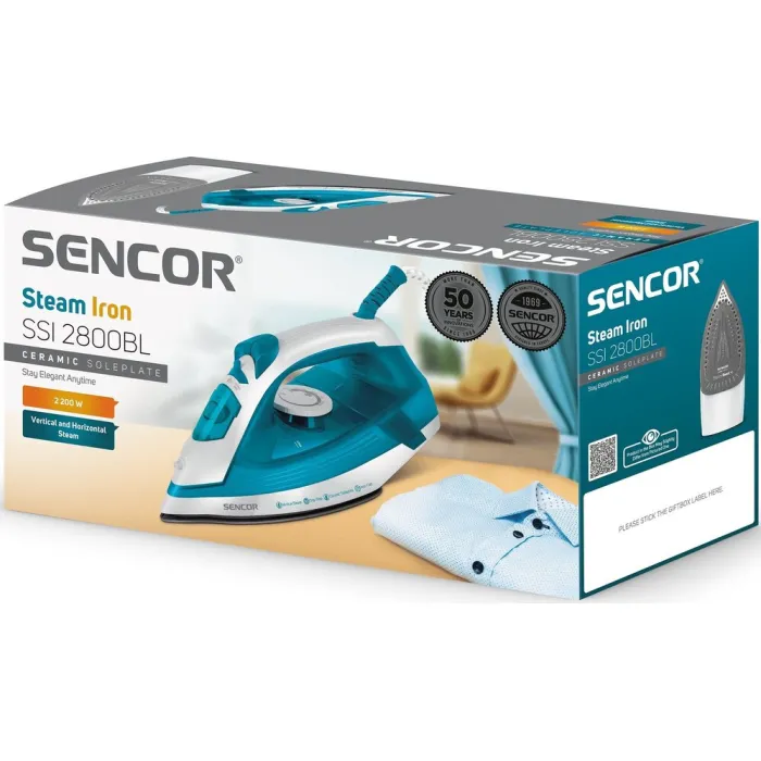 Праска Sencor SSI2800BL Біло-синя