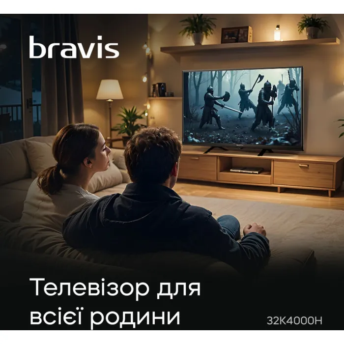 Телевізор Bravis 32" 32K4000H