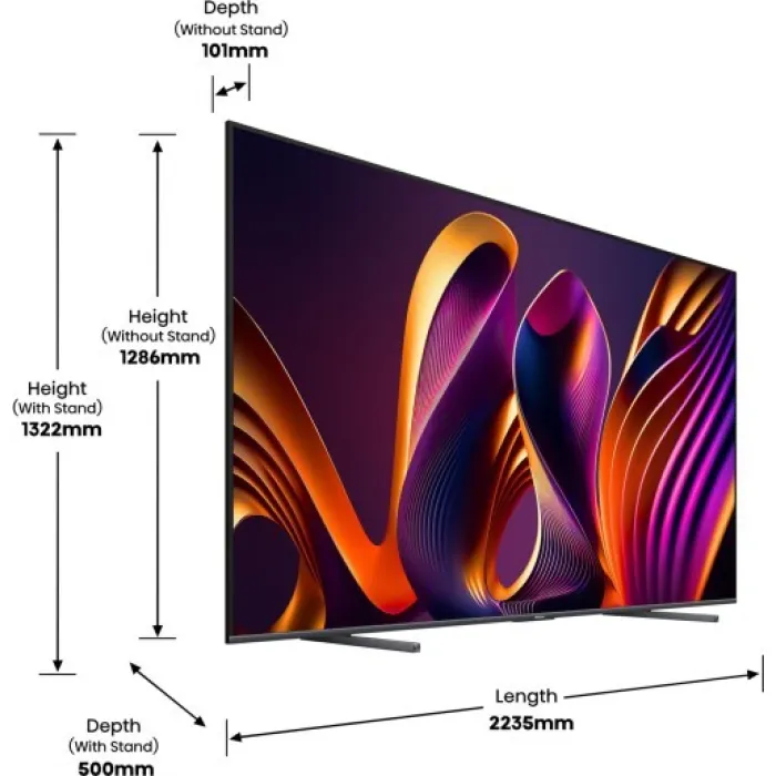 Телевізор Hisense 100E7NQ Pro 100" QLED 4K (20013955)