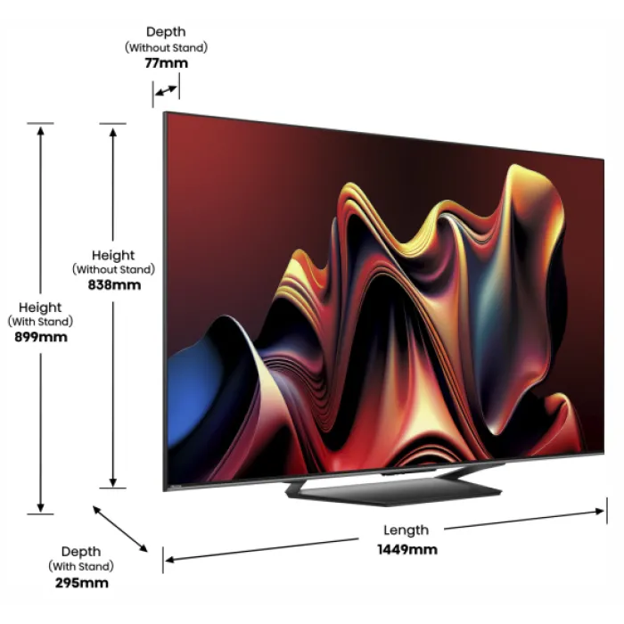 Телевізор Hisense 65U7NQ 65" miniLED 4K (20013161)