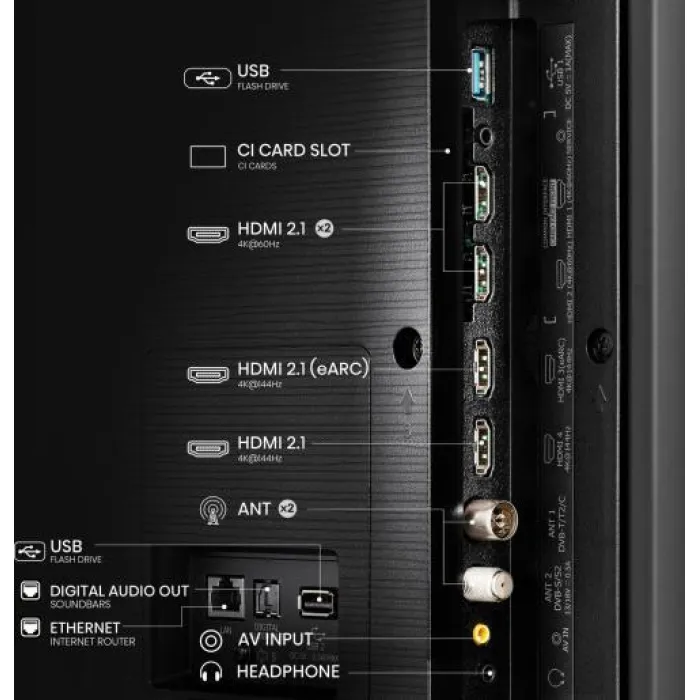 LED-телевізор Hisense 75" 75E7NQ PRO (20013843)