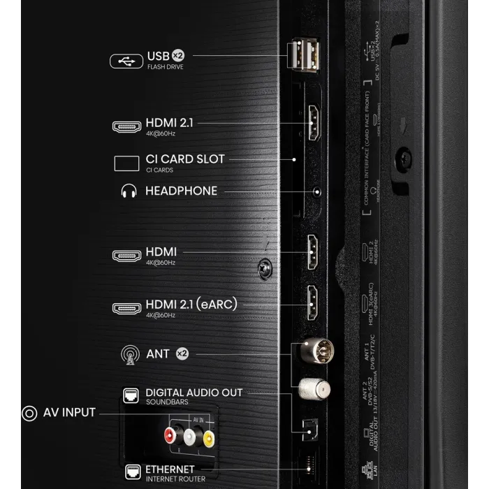 LED-телевізор Hisense 50" 50A6Q (20015998)