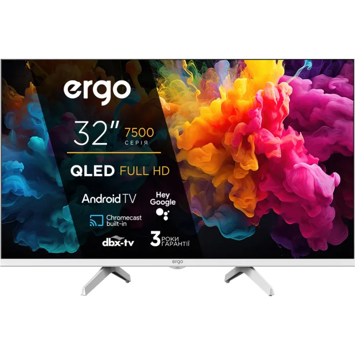 Телевізор Ergo QLED 32'' 32JFQ7510