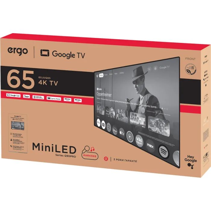 Телевізор Ergo MiniLED 65" 65MQ90PRO