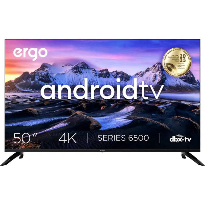 Телевізор Ergo 50" 50GUS6500