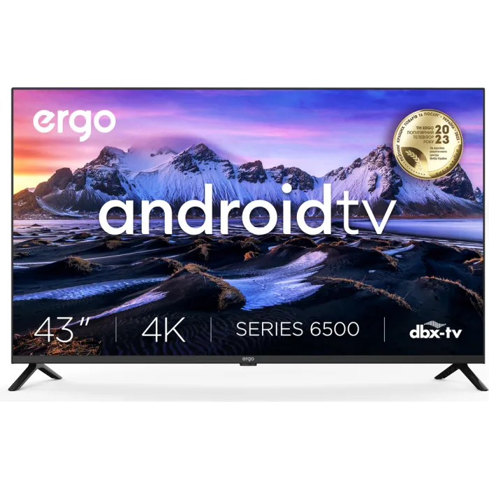 Телевізор Ergo 43" 43GUS6500