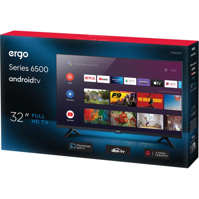 Телевізор Ergo 32" 32GFS6500