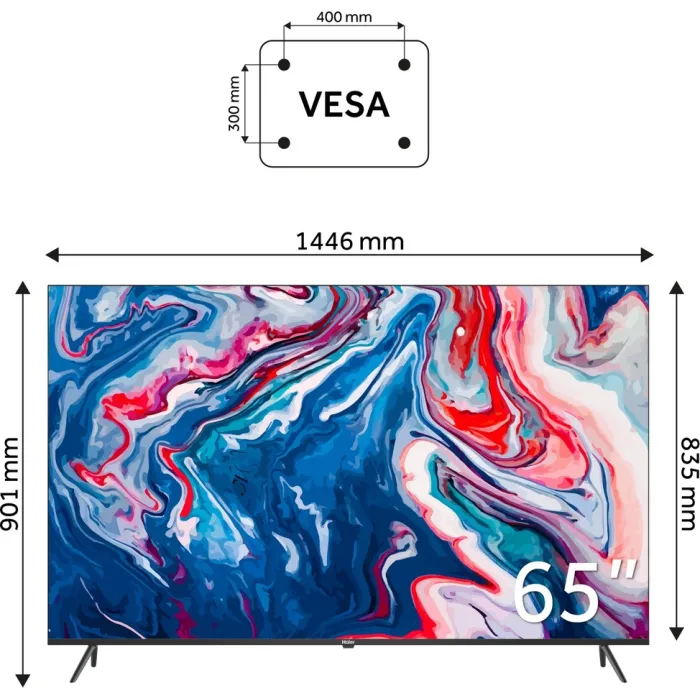 Телевізор Haier 65" H65K801UG
