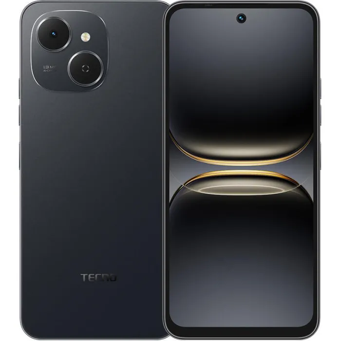 Смартфон TECNO Spark 40C (KM4k) 6.67" 4/128ГБ, 2SIM, 6000мА•год, Ink Black 4894947092459