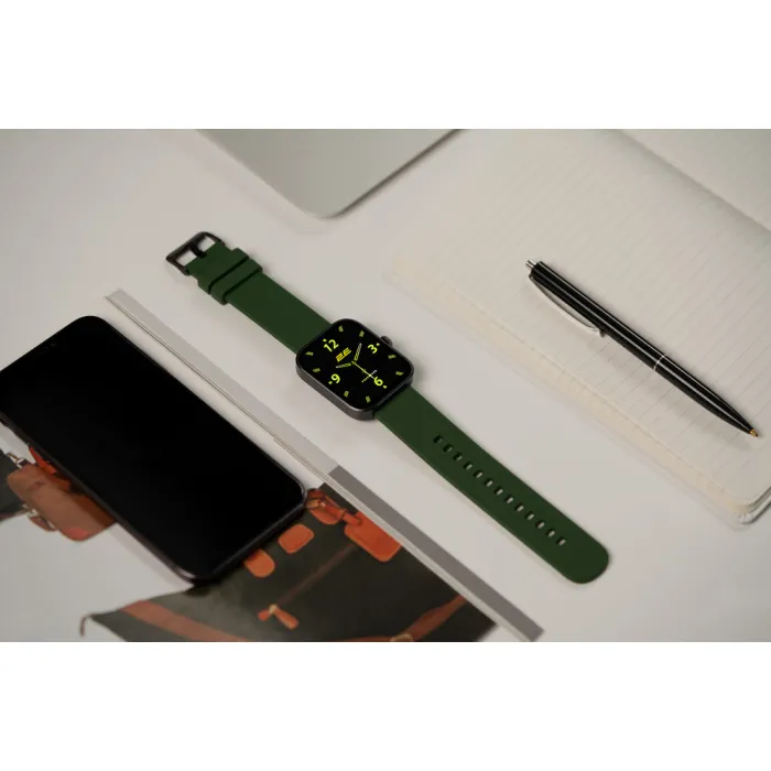 Смарт-годинник 2E Alpha SQ Music Edition Black-Green (2E-CWW40BKGN)