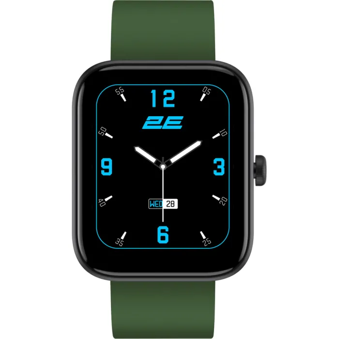 Смарт-годинник 2E Alpha SQ Music Edition Black-Green (2E-CWW40BKGN)