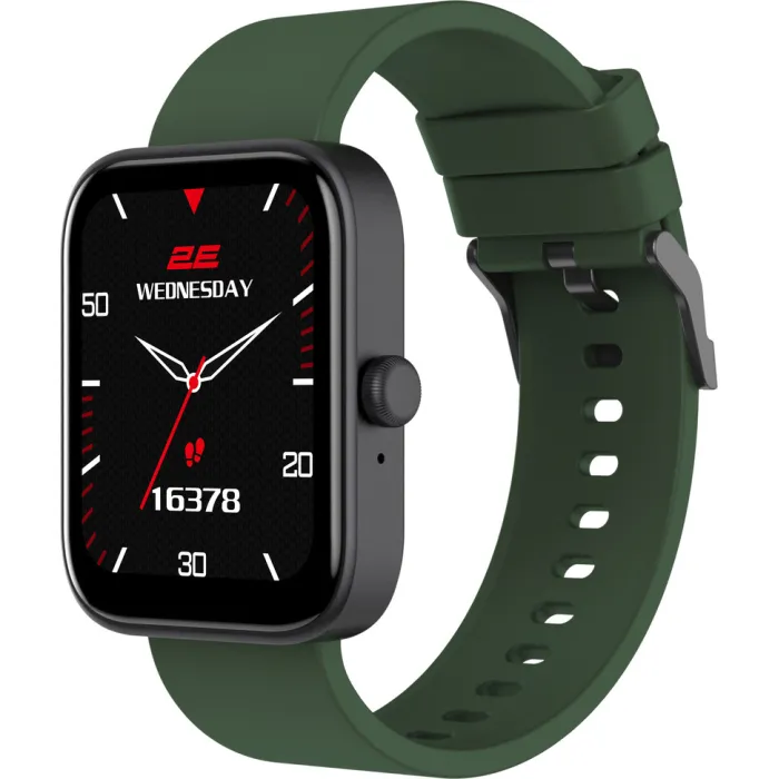 Смарт-годинник 2E Alpha SQ Music Edition Black-Green (2E-CWW40BKGN)