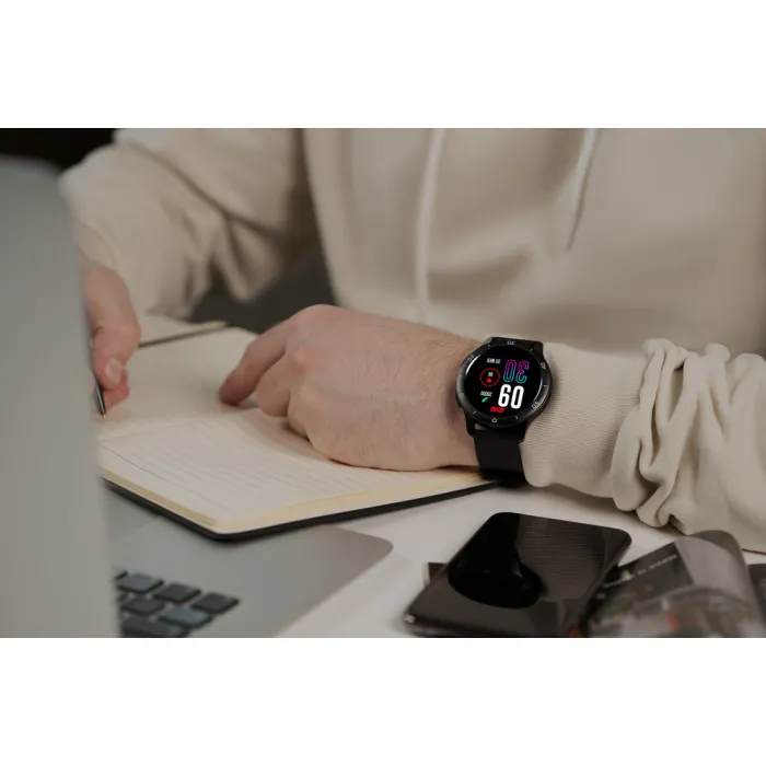 Смарт-годинник 2E Motion GT2 47mm Black (2E-CWW21BK)