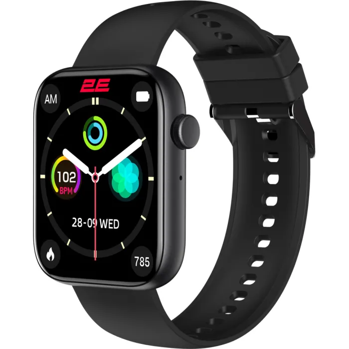 Смарт-годинник 2E Wave Plus 47мм Black (2E-CWW12BK)