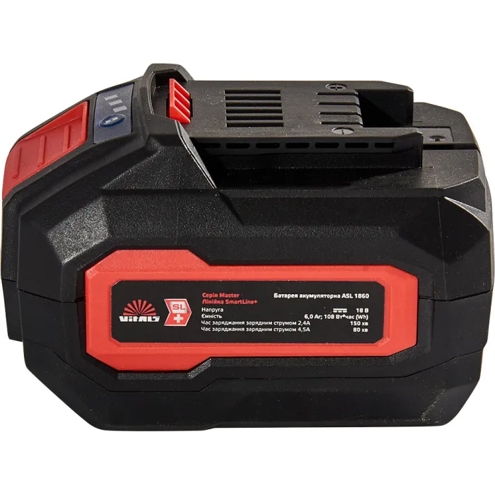 Акумулятор для електроінструменту VITALS ASL 1860 SmartLine+ 6Ah 184457
