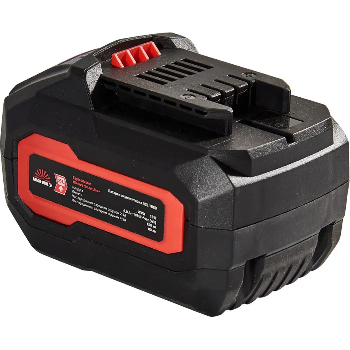 Акумулятор для електроінструменту VITALS ASL 1860 SmartLine+ 6Ah 184457