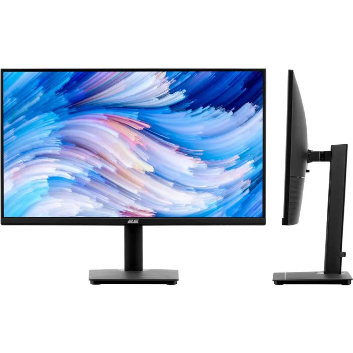 Монітор 2E 27" N2723B D-Sub, HDMI, IPS, 75Hz, Pivot 2E-N2723B-01.UA