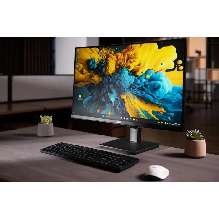 Монітор 2E 27" N2723B D-Sub, HDMI, IPS, 75Hz, Pivot 2E-N2723B-01.UA