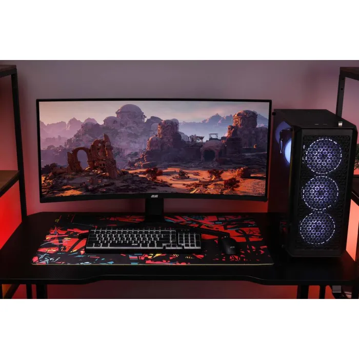 Монітор 2E GAMING 34" G3424B 2xHDMI, DP, VA, 3440x1440, 180Hz, 1ms, NTSC 85%, CURVED, FreeSync, HAS 2E-G3424B-01.UA