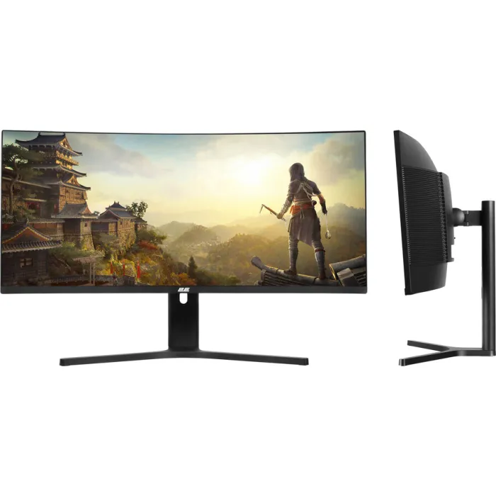 Монітор 2E GAMING 34" G3424B 2xHDMI, DP, VA, 3440x1440, 180Hz, 1ms, NTSC 85%, CURVED, FreeSync, HAS 2E-G3424B-01.UA