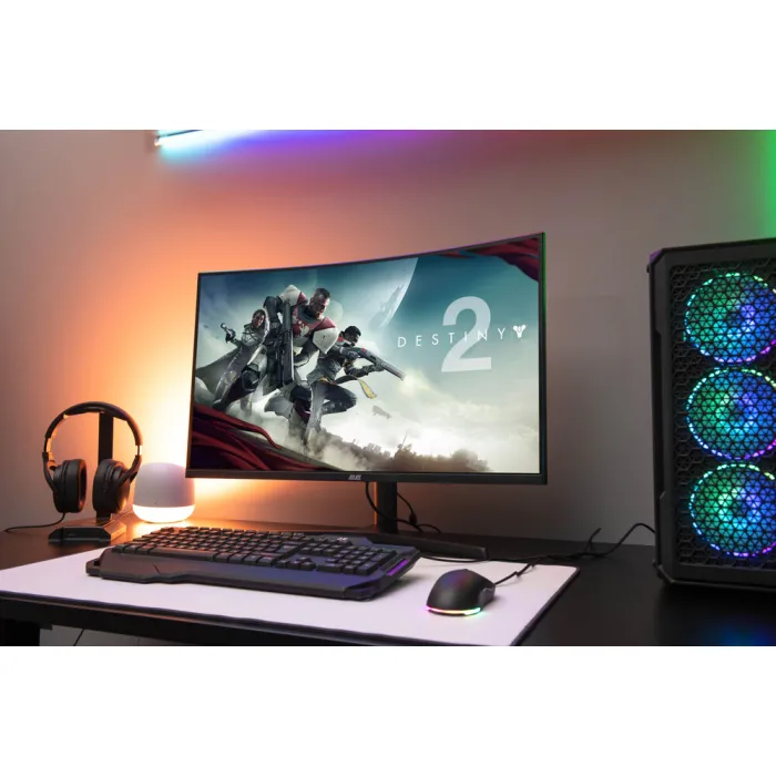 Монітор 2E GAMING 31.5" G3223B 2xHDMI, DP, MM, VA, 2560x1440, 165Hz, 1ms, CURVED, FreeSync, HAS 2E-G3223B-01.UA