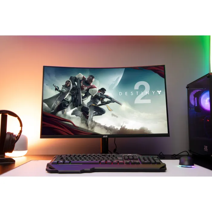 Монітор 2E GAMING 31.5" G3223B 2xHDMI, DP, MM, VA, 2560x1440, 165Hz, 1ms, CURVED, FreeSync, HAS 2E-G3223B-01.UA